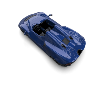 Koyu renk bir arabanın 3 cg görüntüsü