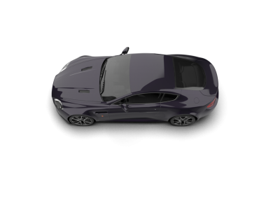 Siyah araba beyaz arka planda izole edildi. 3 d illüstrasyon