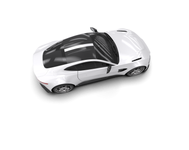 Modern araba beyaz arka planda izole edilmiş. 3d illüstrasyon