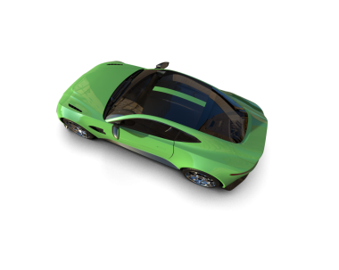 Bir arabanın 3 cg görüntüsü