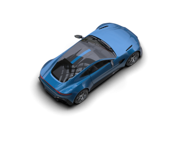 Siyah arka planda modern bir arabanın 3 boyutlu canlandırması