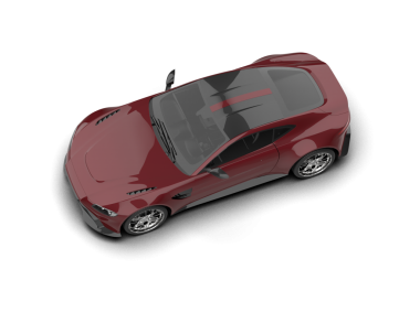 Gri arka planda gölgesi olan elektrikli bir arabanın 3 boyutlu görüntüsü