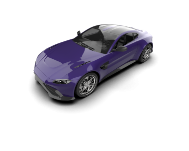 beyaz arkaplanda izole edilmiş araba 3 boyutlu görüntüleme