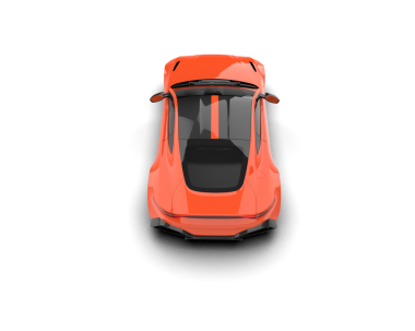 Siyah arkaplanda bir araba