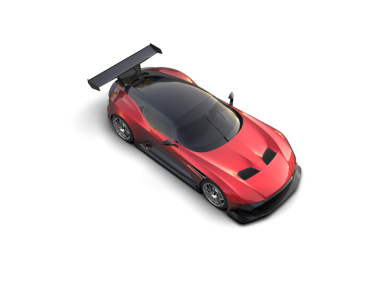 modern araba siyah arka planda izole edilmiş.