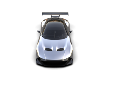 modern araba siyah arka planda izole edilmiş.