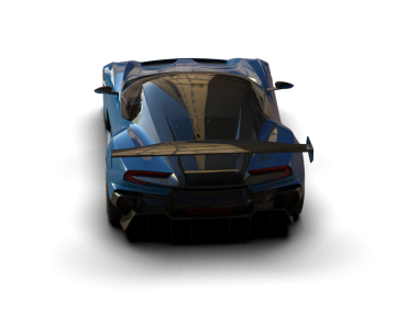 Araba siyah arka planda izole edilmiş. 3d oluşturma