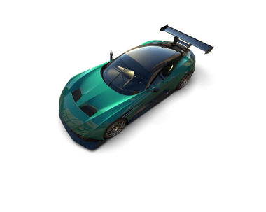 Beyaz arka planda modern bir araba. 3d illüstrasyon