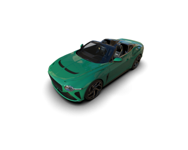 Beyaz arka planda bir araba. 3 boyutlu model.