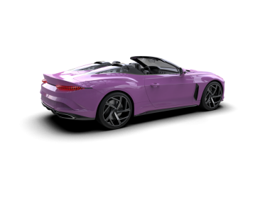 Stüdyo ortamında daha az genel bir konsept arabanın 3 boyutlu çizimi