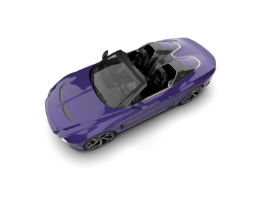 Gri arka planda bir araba. 3 Boyutlu Hazırlama