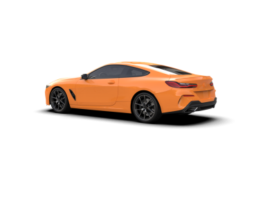 turuncu lüks araba beyaz arka planda.