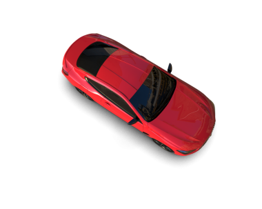 3 boyutlu araba beyaz renkte.