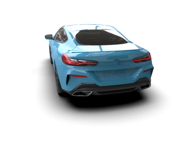 Beyaz arkaplandaki araba.