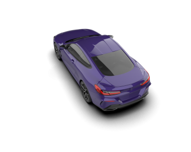 3 boyutlu modern, daha az jenerik bir araba.