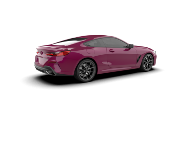 Beyaz arka planda izole edilmiş modern mor lüks araba. 3 Boyutlu Hazırlama.