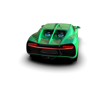 Daha az genel bir konsept arabanın 3 boyutlu çizimi