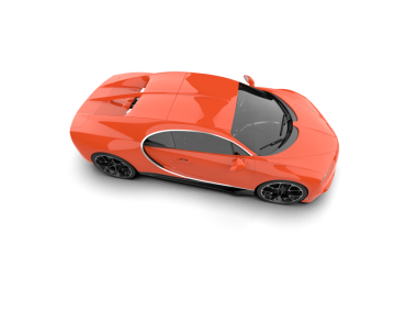 Araba beyaz arka planda izole edilmiş. 3d oluşturma.