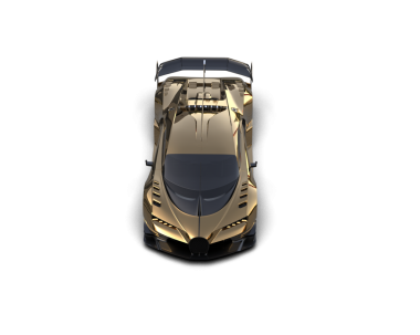 Bir süper arabanın 3 boyutlu görüntülemesi