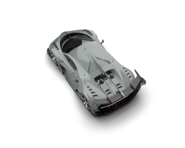 Beyaz arka planda modern bir araba. 3 Boyutlu Hazırlama.