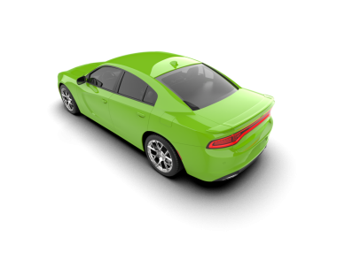 Modern araba beyaz arka planda 3 boyutlu görüntüleme. 3d illüstrasyon