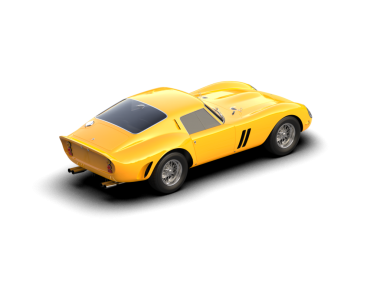 Sarı araba 3D görüntüleme