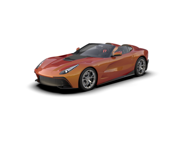 beyaz arka planda modern spor araba.