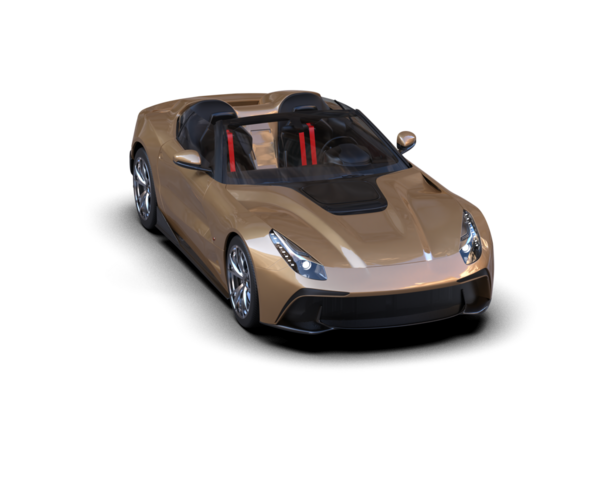 Modern spor araba 3 boyutlu.