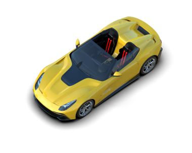 3D render araba konsepti