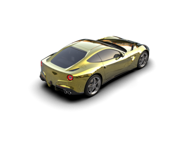 modern luxury car on a dark background