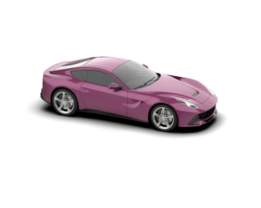 Pembe süper arabanın vektör çizimi. vektör.