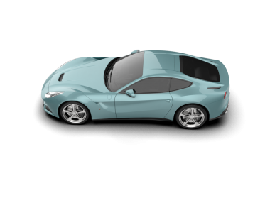 araba beyaz arkaplanda izole edildi