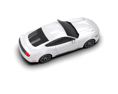 modern araba beyaz arkaplanda izole edildi