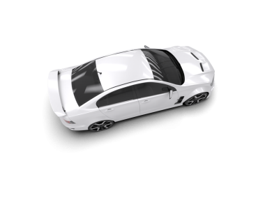 modern otomobil arka planda izole edildi