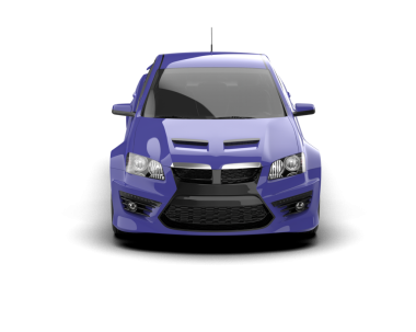 Modern araba. 3d oluşturma