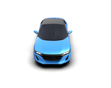 Üç boyutlu araba beyaz arka planda izole edilmiş. 3d illüstrasyon.