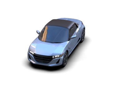 Modern araba. 3d oluşturma