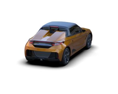 modern araba beyaz üzerine izole