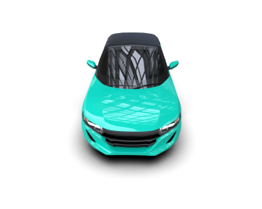 modern araba kırpma yolu ile beyaz arkaplanda izole.