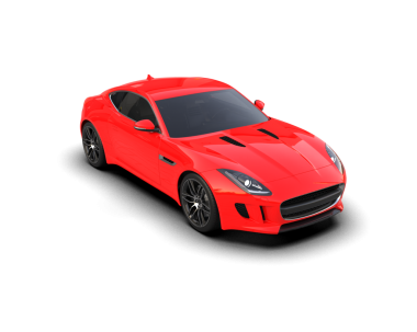 Kırmızı modern spor araba