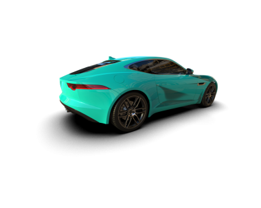 Siyah arka planda modern araba