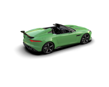 Stüdyo ortamında daha az genel yeşil bir arabanın 3 boyutlu çizimi