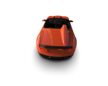 Daha az genel bir konsept arabanın 3 boyutlu çizimi