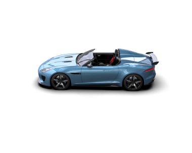 Stüdyo ortamında daha az genel bir konsept arabanın 3 boyutlu çizimi