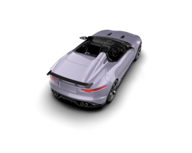 araba sporları siyah arka planda izole edildi