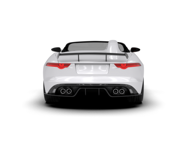 Modern spor araba. Ön manzara. yüksek kaliteli resimleme