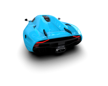 Siyah arka planda modern elektrikli scooter. izole edilmiş 3d görüntüleme