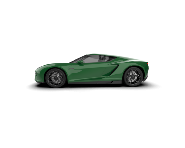 Yeşil araba vektör illüstrasyonu