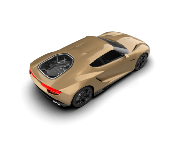 Gri arka planda izole edilmiş lüks spor araba