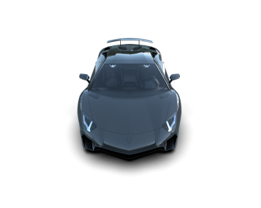 siyah araba 3D resim, siyah arkaplan, 3D resim